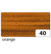 77840 50cm Chenilledraht 8mm orange