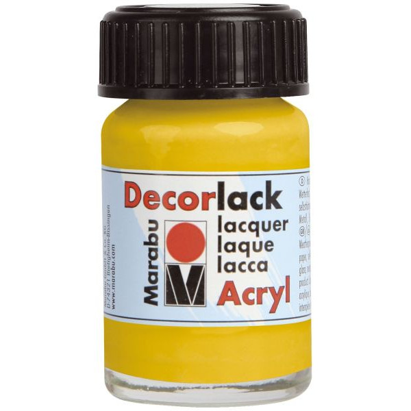 4007751098320 - Acrylfarbe Decorlack 1130 39 021 mittelgelb 15ml 15 Milliliter