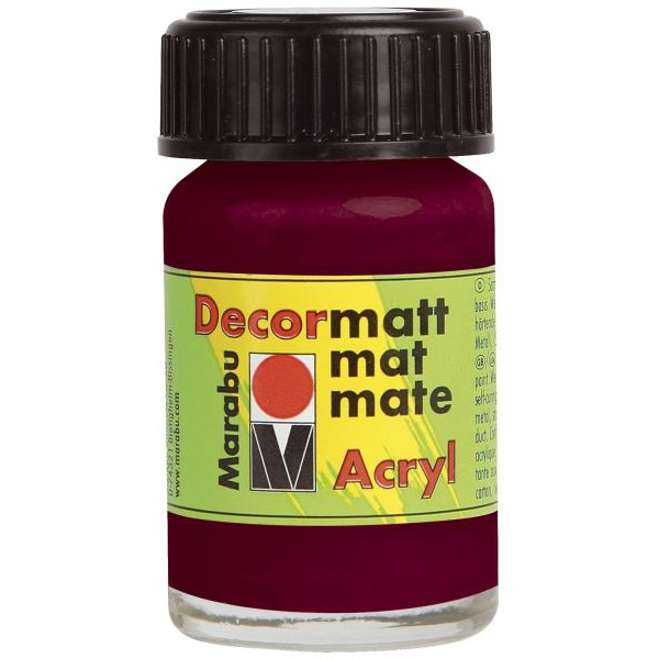 4007751097408 - Acrylfarbe Decormatt 1401 39 034 bordeaux 15ml 15 Milliliter