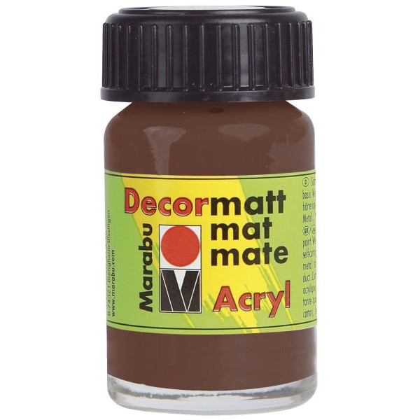 4007751097422 - Acrylfarbe Decormatt 1401 39 040 mittelbraun 15ml 15 Milliliter