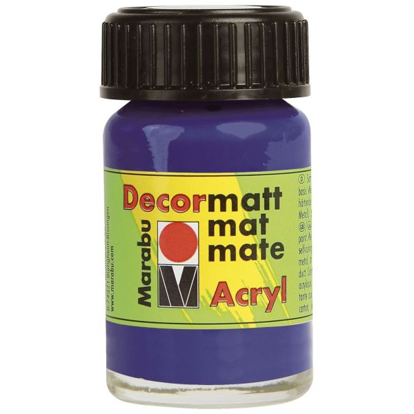 4007751097453 - Acrylfarbe Decormatt 1401 39 051 violett dunkel 15ml 15 Milliliter