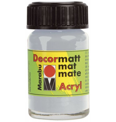 Acrylfarbe Decormatt 1401 39 782, metallic silber, 15ml