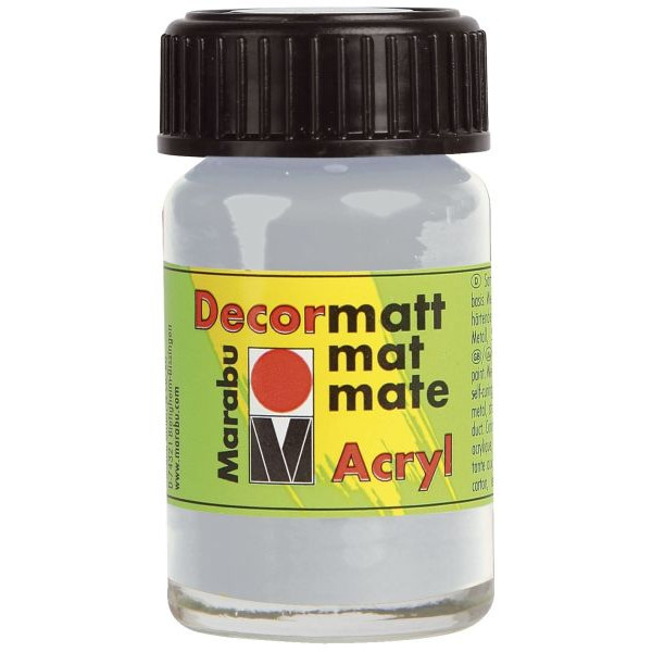 4007751099136 - Acrylfarbe Decormatt 1401 39 782 metallic silber 15ml 15 Milliliter