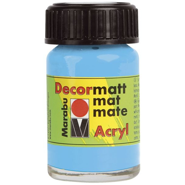 4007751097545 - Acrylfarbe Decormatt 1401 39 090 hellblau 15ml 15 Milliliter