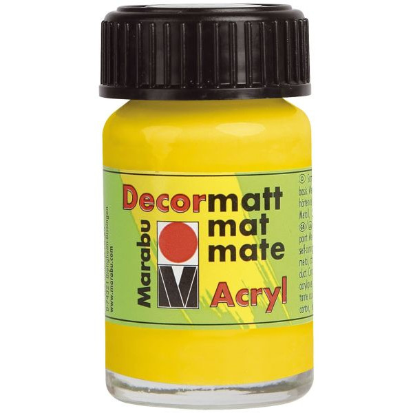 4007751097378 - Acrylfarbe Decormatt 1401 39 019 gelb 15ml 15 Milliliter