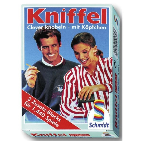 4001504490393 - Schmidt - Kniffel Kniffel-Block 3er-Set für 1440 Spiele