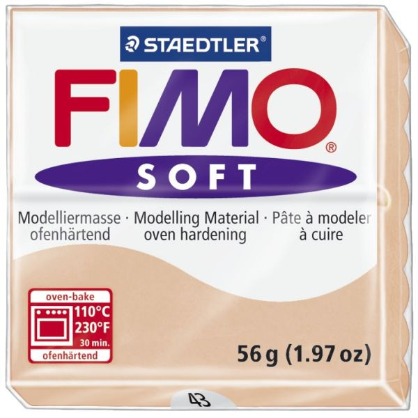 4006608811112 - Fimo Soft 8020-43 Modelliermasse 57g hautfarben hell 56 Gramm