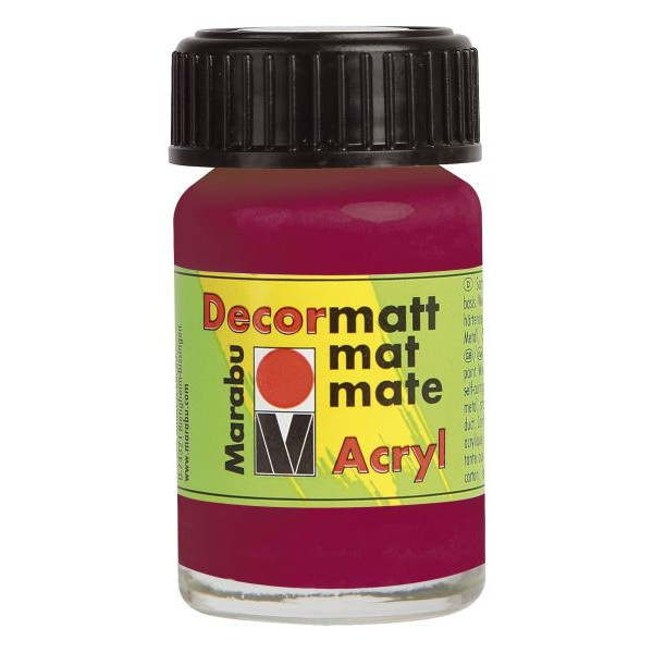 4007751097330 - Acrylfarbe Decormatt 1401 39 004 granatrot 15ml 15 Milliliter