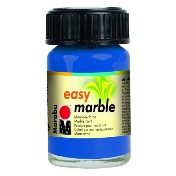 4007751089083 - Marmorierfarbe Easy Marble 1305 39 095 azurblau 15ml 15 Milliliter