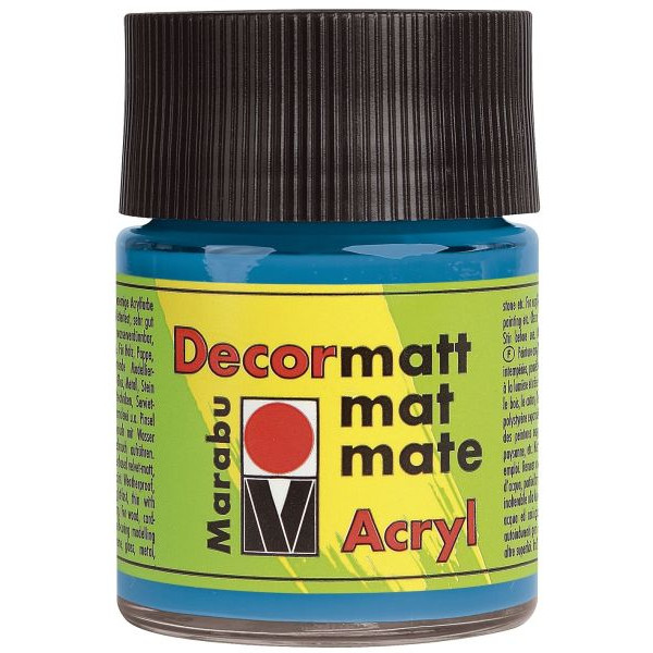 4007751097200 - Acrylfarbe Decormatt 1401 05 056 cyan 50ml 50 Milliliter