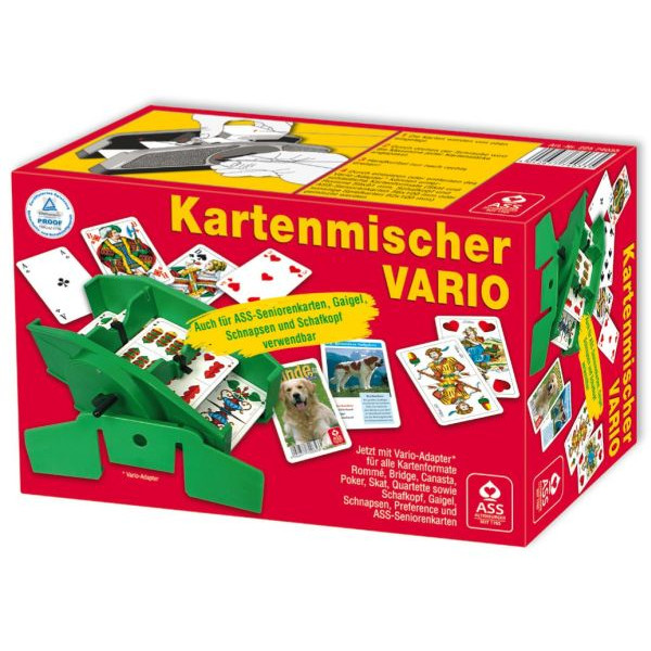 4042677740335 - Kartenmischer Vario mit Handkurbel für alle Kartonformate