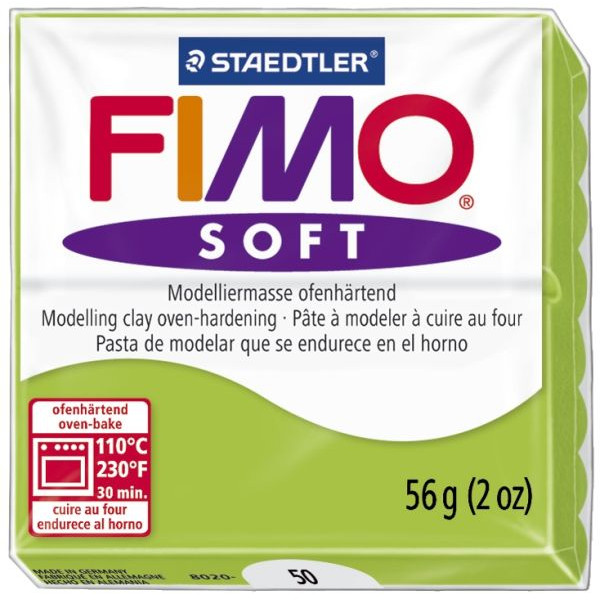 4006608809652 - Fimo Soft 8020-50 Modelliermasse 57g apfelgrün 56 Gramm