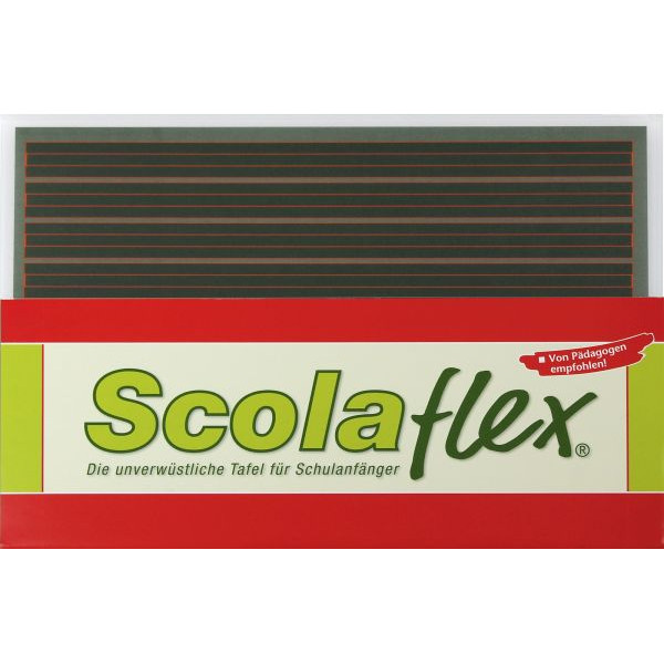 4005329200816 - Scolaflex 20081 Schülertafel B1A unzerbrechlich vorn Lineatur 1Schuljahr   hinten Lineatur blanko 4005329200816 Staufen