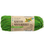 9051 50g  Naturbast Bast Raffia matt hellgrün