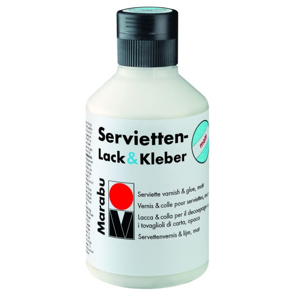 4007751093479 - Servietten-Lack & Kleber - matt Decoupage & Serviette 1140 13 843 farblos 250ml 250 Milliliter