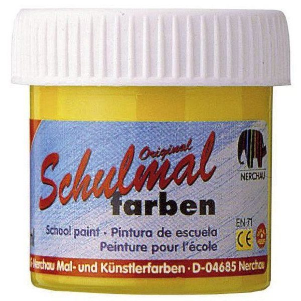 4012991000071 - 102008 Becher Schulmalfarbe 18ml gelb 180 Milliliter