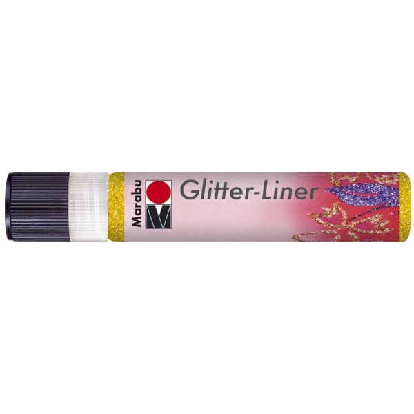 4007751198075 - Glitterliner Glitter Liner 1803 09 519 gelb 25ml 25 Milliliter