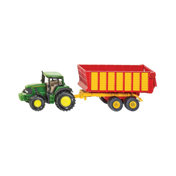 4006874016501 - siku Claas Traktor mit Silagewagen 1650 Spielzeugauto