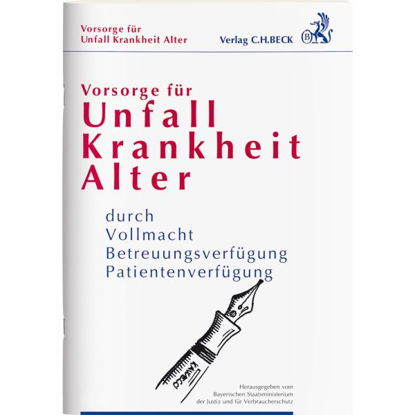 9783406796098 - 67602 66321 Krankheit Broschüre Vorsorge Unfall 9783406796098 RNK