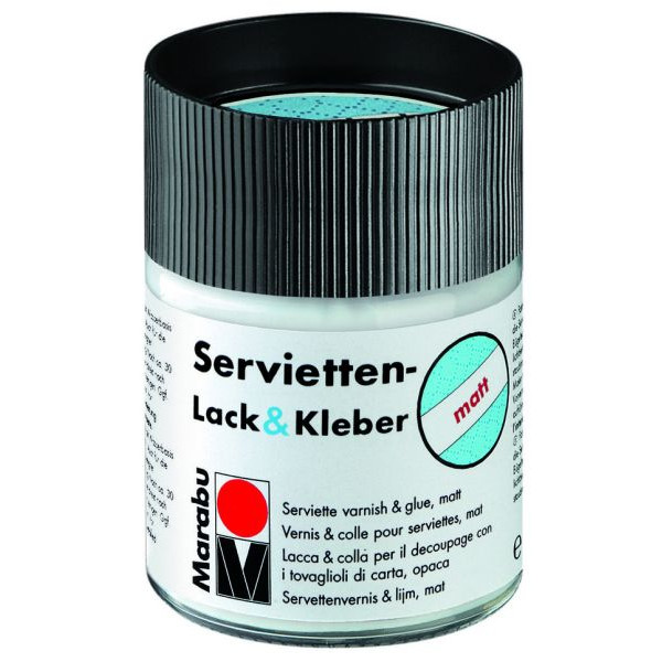 4007751093455 - Servietten-Lack & Kleber - matt Decoupage & Serviette 1140 05 843 farblos 50ml 50 Milliliter