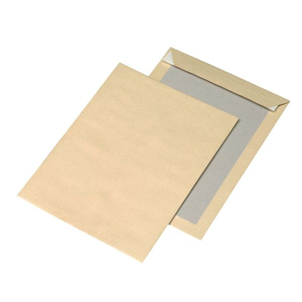 4003928381196 - Versandtaschen C4 ohne Fenster mit Papprückwand haftklebend 130g braun 4003928381196 125 Stück