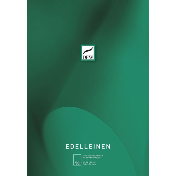 4016182821001 - 820100 Edelleinen 80g Briefblock A4 50BL 4016182821001 Dresdner F