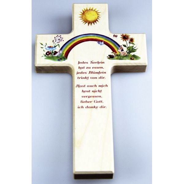 4041569200643 - N458 20x12cm Kinderkreuz mSpruch 4041569200643 Neumeyer