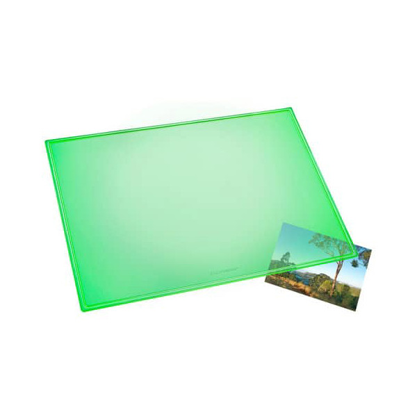 4006677326289 - Schreibunterlage Durella 32628 neongrün-transparent 53x40cm Kunststoff