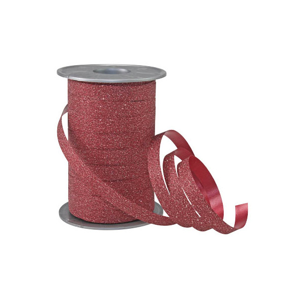 4009236106278 - Geschenkband 18509-609 Poly Glitter 10mm x 100m rot 4009236106278 Präsent