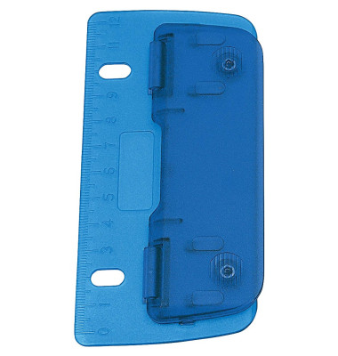 Taschenlocher 67803 blau bis 0,3mm 3 Blatt mit Abheftfunktion