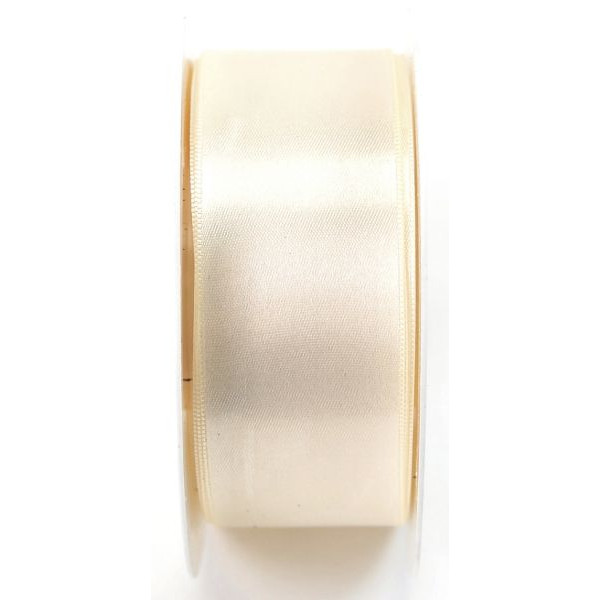 4008953229703 - Geschenkband Doppelsatinband 40mm x 25m creme 4008953229703 25 Meter