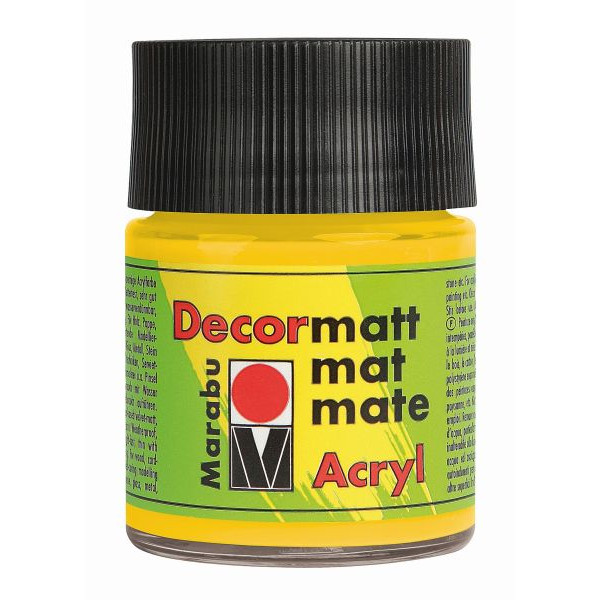 4007751007797 - Acrylfarbe Decormatt 14010 005 021 mittelgelb 50ml 50 Milliliter