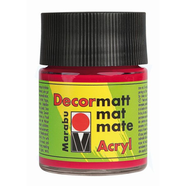 4007751007827 - Acrylfarbe Decormatt 14010 005 031 kirschrot 50ml 50 Milliliter