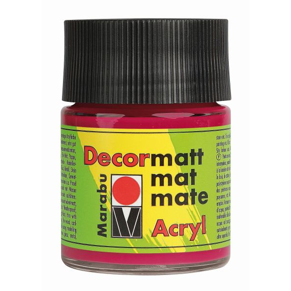 4007751007834 - Acrylfarbe Decormatt 14010 005 032 karminrot 50ml 50 Milliliter