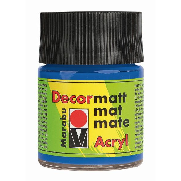 4007751007865 - Acrylfarbe Decormatt 14010 005 052 mittelblau 50ml 50 Milliliter