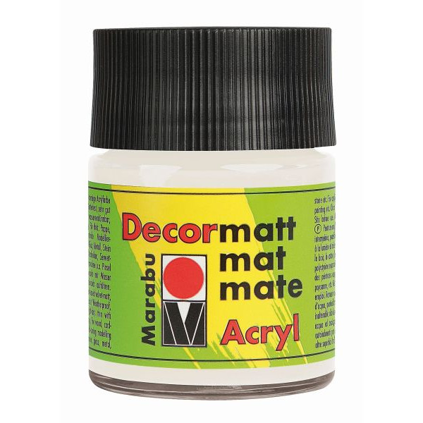 4007751007902 - Acrylfarbe Decormatt 14010 005 070 weiß 50ml 50 Milliliter