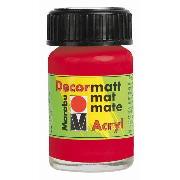 4007751008084 - Acrylfarbe Decormatt 14010 039 031 kirschrot 15ml 15 Milliliter