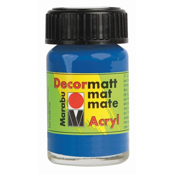 4007751008121 - Acrylfarbe Decormatt 14010 039 052 mittelblau 15ml 15 Milliliter