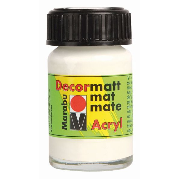 4007751008169 - Acrylfarbe Decormatt 14010 039 070 weiß 15ml 15 Milliliter