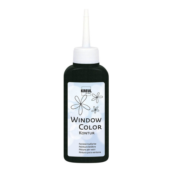 4000798427740 - Window Color Konturenfarbe schwarz 80 ml Bastelfarben - Kreul