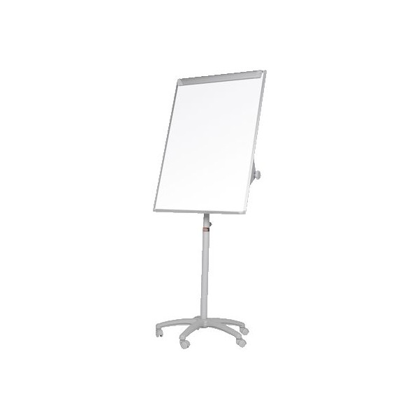 5603750501008 - Classic Mobiles Flipchart EA4806175GR B1 Blanko Magnetisch Mit 5 Rollen und Stiftablage Weiß Grau