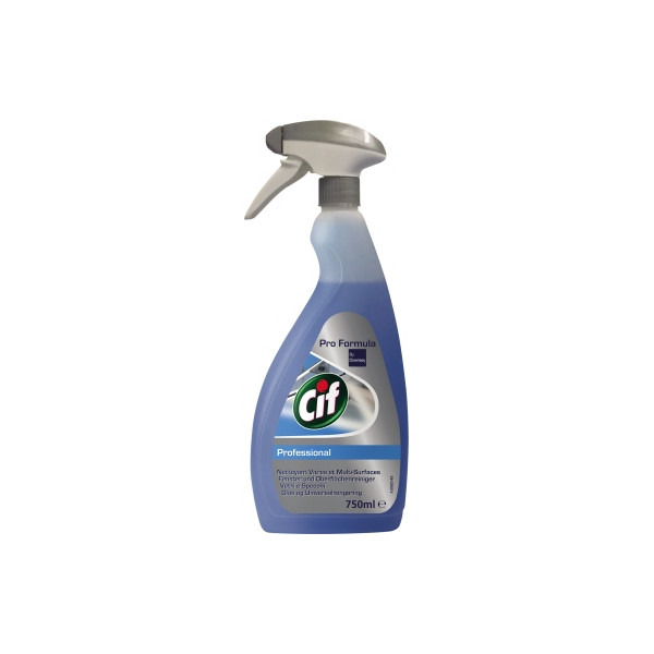 7615400106578 - Biebrach-chmorgenstern Gmbh - Fenster- Oberflächenreiniger Professional 750 ml Sprühflasche cif