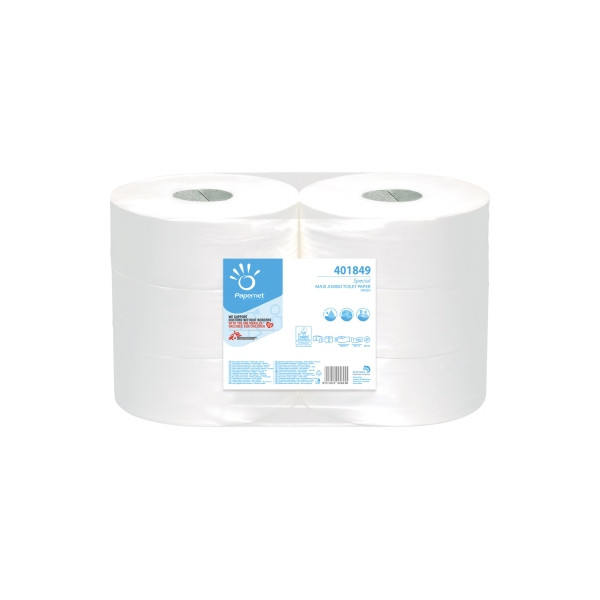 8013924418495 - Toilettenpapier Special Maxi-Jumbo 401849 2-lagig weiß 1180 Blatt   Rolle 8013924418495 6 Rolle