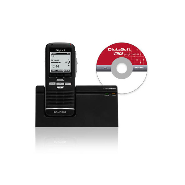 4013835535407 - GRUNDIG DigtaSoft Voice professional Mobile Set mit Spracherkennungssoftware digitales Diktiergerät-Set 2 GB