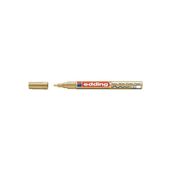 4004764953547 - edding 751 creative Lackmarker gold 10 - 20 mm 1 St