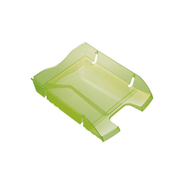 4012086012309 - Briefablage H23635 Greenlogic A4   C4 grün-transparent stapelbar