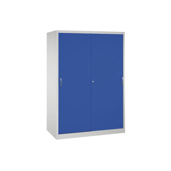 4050646315064 - Werkstattschrank 2169-00 Stahl abschließbar 5 OH 160 x 195 x 60 cm blau lichtgrau 4050646315064 C+P-Möbel