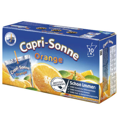 Capri Sonne Orange Fruchtsaftgetränk 10x 0,2 l 199028 - Bürobedarf Thüringen