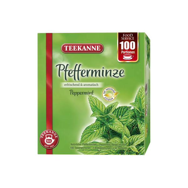 4009300012146 - TEEKANNE Pfefferminze Tee 100 Portionen