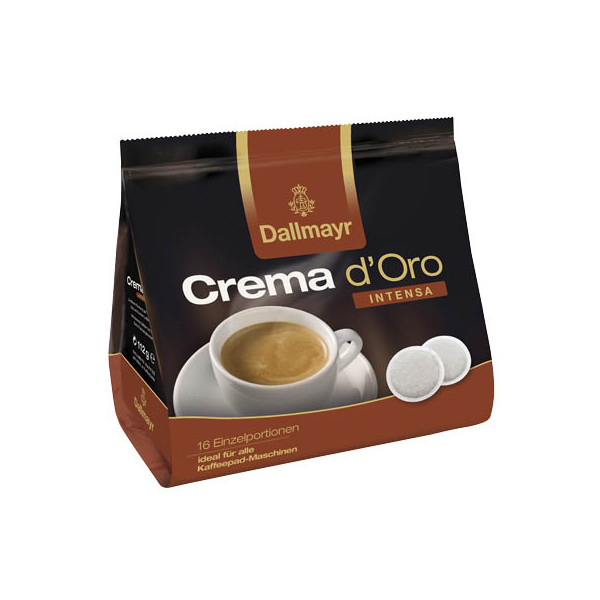 4008167042877 - Crema dOro INTENSA Kaffeepads Arabicabohnen kräftig 16 Pads